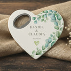 Personalized Magnetic Bottle Opener Wedding Favors – Custom Name & Date, Bulk Orders